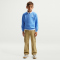 NIKE Sportswear Club Fleece Sweatshirt Kinder 412 - university blue/white S (128-137 cm)