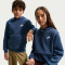NIKE Sportswear Club Fleece Hoodie Kinder 461 - mystic navy/white L (147-158 cm)
