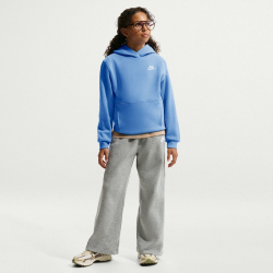 NIKE Sportswear Club Fleece Hoodie Kinder 414 - university blue/white L (147-158 cm)