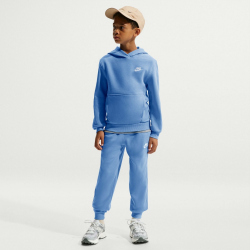 NIKE Sportswear Club Fleece Hoodie Kinder 414 - university blue/white L (147-158 cm)