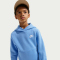 NIKE Sportswear Club Fleece Hoodie Kinder 414 - university blue/white L (147-158 cm)