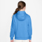 NIKE Sportswear Club Fleece Hoodie Kinder 414 - university blue/white L (147-158 cm)