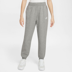 NIKE Sportswear Club Fleece Oversized Jogginghose Kinder 063 - dk grey heather/base grey/white S (128-137 cm)