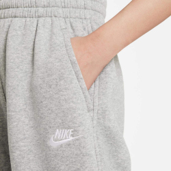 NIKE Sportswear Club Fleece Oversized Jogginghose Kinder 063 - dk grey heather/base grey/white S (128-137 cm)