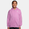 NIKE Sportswear Club Fleece Oversized Kapuzenjacke Kinder 503 - lt magenta/white XL (158-170 cm)