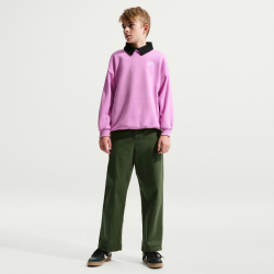 NIKE Sportswear Club Fleece Oversized Sweatshirt Kinder 503 - lt magenta/lt magenta/white L (147-158 cm)