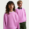 NIKE Sportswear Club Fleece Oversized Sweatshirt Kinder 503 - lt magenta/lt magenta/white L (147-158 cm)