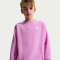 NIKE Sportswear Club Fleece Oversized Sweatshirt Kinder 503 - lt magenta/lt magenta/white XL (158-170 cm)