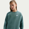 NIKE Sportswear Club Fleece Oversized Sweatshirt Kinder 382 - mineral slate/mineral slate/white S (128-137 cm)