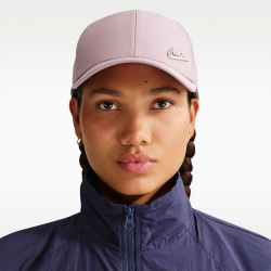 NIKE Club Dri-FIT Cap mit Metalllogo 226 - lt violet ore/metallic silver L/XL