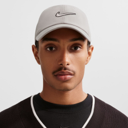 NIKE Club Swoosh Cap 009 - college grey/black M/L