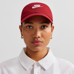 NIKE Club Futura Wash Cap 613 - team crimson/white M/L