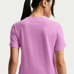 NIKE Sportswear Essentials Logo T-Shirt Damen 503 - lt magenta/white XS