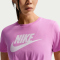 NIKE Sportswear Essentials Logo T-Shirt Damen 503 - lt magenta/white XS
