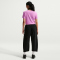 NIKE Sportswear Essentials Logo T-Shirt Damen 503 - lt magenta/white XS