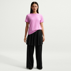 NIKE Sportswear Club Essentials T-Shirt Damen 503 - lt magenta/white L