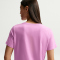 NIKE Sportswear Club Essentials T-Shirt Damen 503 - lt magenta/white XL