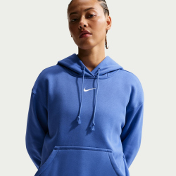 NIKE Sportswear Phoenix Fleece Oversized Hoodie Damen 461 - lt medium blue/sail XS