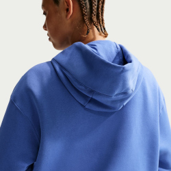 NIKE Sportswear Phoenix Fleece Oversized Hoodie Damen 461 - lt medium blue/sail XS