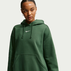 NIKE Sportswear Phoenix Fleece Oversized Hoodie Damen 323 - fir/sail XS