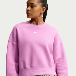 NIKE Sportswear Phoenix Over-Oversized Fleece Sweatshirt Damen 503 - lt magenta/sail S