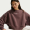 NIKE Sportswear Phoenix Over-Oversized Fleece Sweatshirt Damen 502 - tattoo/sail XS