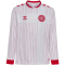 hummel DBU Dänemark langarm Auswärtstrikot 2026 Kinder 9001 - white 140