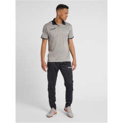 hummel Authentic Funktions-Poloshirt Herren grey melange S