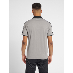 hummel Authentic Funktions-Poloshirt Herren grey melange S
