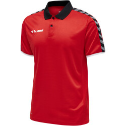 hummel Authentic Funktions-Poloshirt Herren true red S