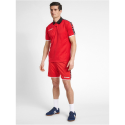hummel Authentic Funktions-Poloshirt Herren true red S