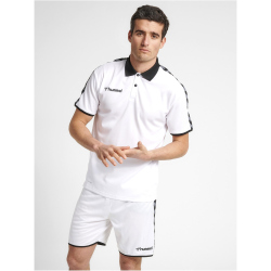 hummel Authentic Funktions-Poloshirt Herren white S