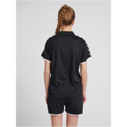 hummel Authentic Funktions-Poloshirt Damen black/white M