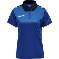hummel Authentic Funktions-Poloshirt Damen true blue XS
