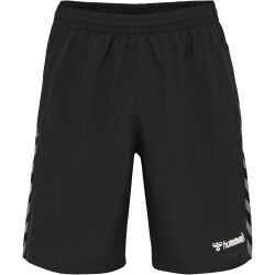 hummel Authentic kurze Trainingshose Kinder black/white 128