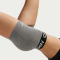 NIKE Pro Mid-Waist kurze Leggings Damen 084 - smoke grey/htr/black/white M