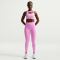 NIKE One High-Waist 7/8-Leggings Damen 503 - lt magenta/white XS