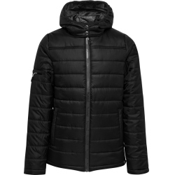 hummel hmlNORTH Kapuzen-Steppjacke Kinder black/asphalt 164