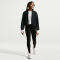 NIKE MAVN UV-Repel wasserabweisende Webjacke Mädchen 010 - black/reflective silv S (128-137 cm)