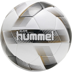 hummel Blade Pro Match Fußball white/black/gold 5