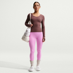 NIKE Zenvy High-Waist Leggings Damen 503 - lt magenta/white M