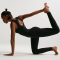 NIKE Zenvy High-Waist Leggings Damen 010 - black/cool grey M