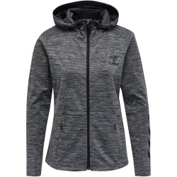 hummel hmlSELBY Kapuzenjacke Damen dark grey melange XS