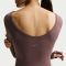NIKE Zenvy Dri-FIT Langarmshirt Damen 502 - tattoo/white XS