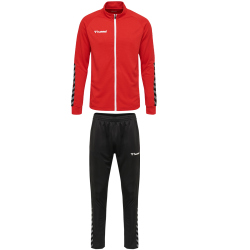 hummel Authentic Polyester Trainingsanzug Kinder true red...