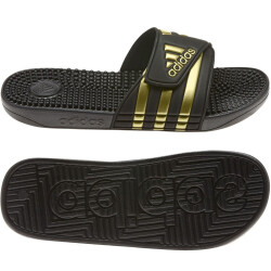 adidas Adissage Badelatschen cblack/goldmt/cblack 40 2/3