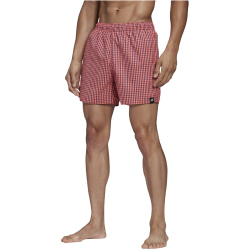 adidas Check CLX Badeshorts Herren FJ3395 - app solar red...