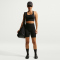 NIKE Zenvy Padded Light-Support Longline Sport-BH Damen 010 - black/cool grey M