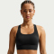 NIKE Zenvy Padded Light-Support Longline Sport-BH Damen 010 - black/cool grey M