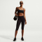 NIKE Zenvy Padded Light-Support Sport-BH Damen 010 - black/cool grey S